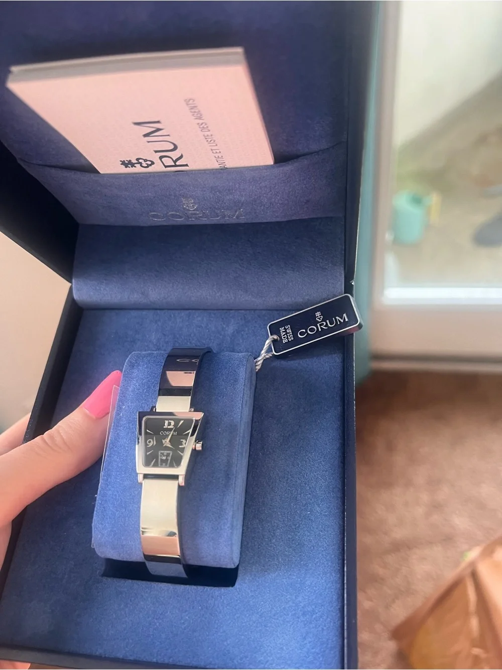 NEW CORUM Trapeze Stainless Steel Women's Watch